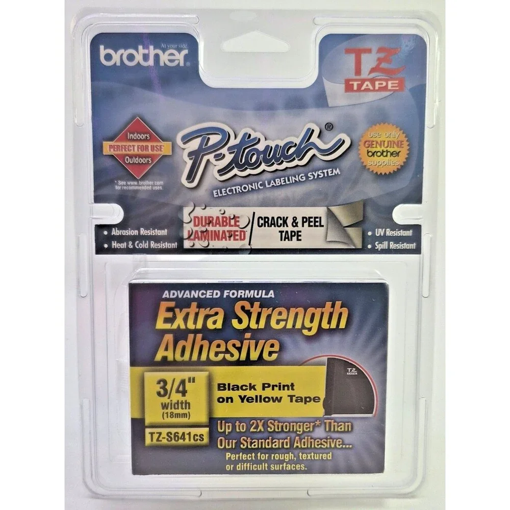 Brother P-Touch TZ-S641cs Industrial Tape 3/4